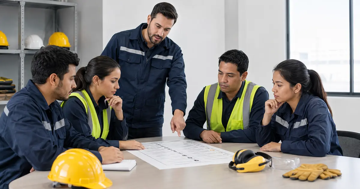 Equipo revisando necesidades de capacitación por puesto