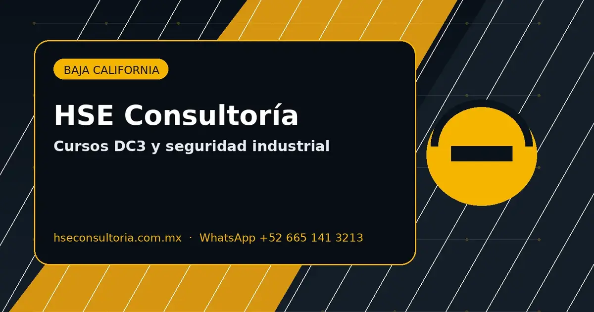 Guías sobre cursos DC3 y seguridad industrial