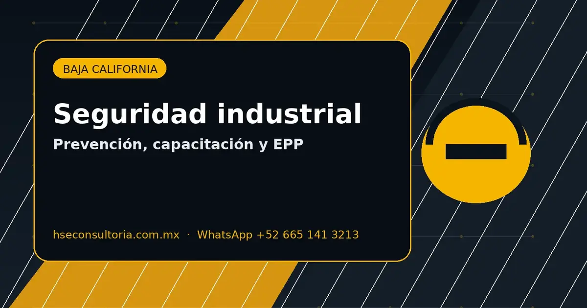 Contexto general de seguridad industrial